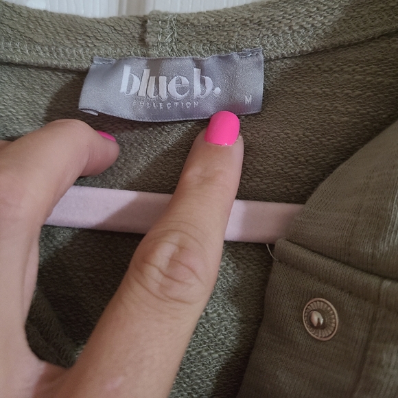 Blue b. Button up sweater - Picture 6 of 7